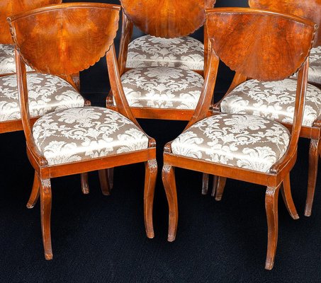 Italian Dining Chairs with Armchairs, 1790s, Set of 10-MBH-1032613