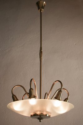 Italian Disc Ceiling Lamp Attributed to Pietro Chiesa, 1950s-MTX-959798