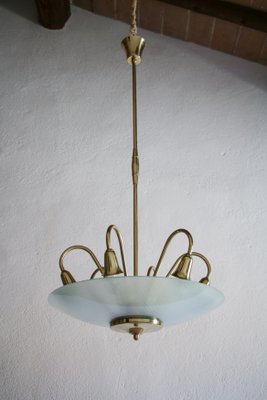 Italian Disc Ceiling Lamp Attributed to Pietro Chiesa, 1950s-MTX-959798