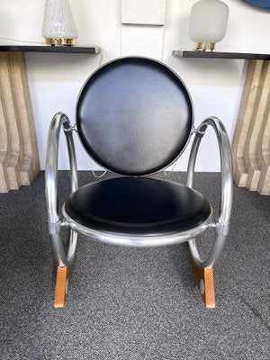 Italian Dondolo Rocking Chair by Verner Panton for Ycami, 1990s-FUE-1442134