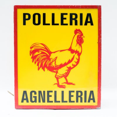 Italian Double-Sided Sign, 1970s-NZV-2027615