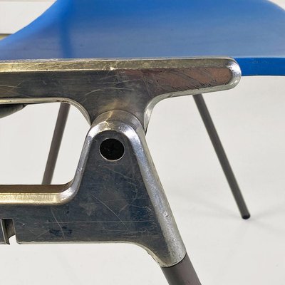 Italian DSC Chairs in Beech and Metal attributed to Giancarlo Piretti for Castelli / Anonima Castelli, 1965, Set of 4-GDD-1761421