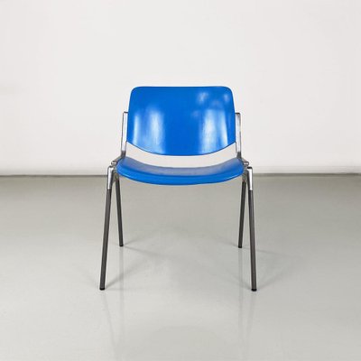 Italian DSC Chairs in Beech and Metal attributed to Giancarlo Piretti for Castelli / Anonima Castelli, 1965, Set of 4-GDD-1761421