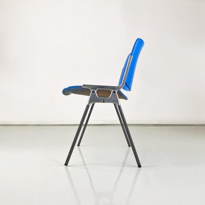 Italian DSC Chairs in Beech and Metal attributed to Giancarlo Piretti for Castelli / Anonima Castelli, 1965, Set of 4-GDD-1761421