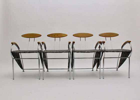 Italian Dynamic Chairs by Massimo Iosa Ghini for Moroso, 1988, Set of 4-NB-1337949