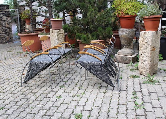 Italian Dynamic Chairs by Massimo Iosa Ghini for Moroso, 1988, Set of 4-NB-1337949