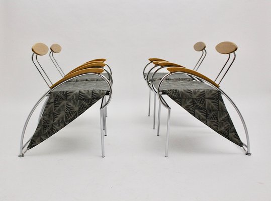 Italian Dynamic Chairs by Massimo Iosa Ghini for Moroso, 1988, Set of 4-NB-1337949