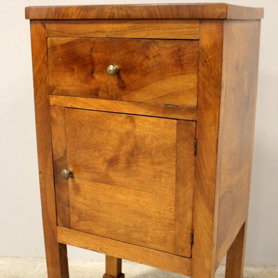 Italian Empire Bedside Table in Walnut-UMS-1822887