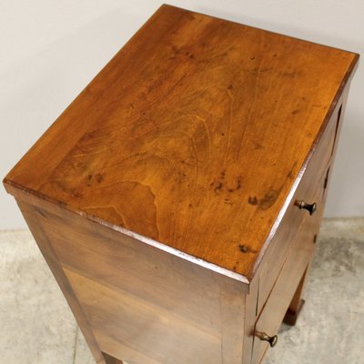 Italian Empire Bedside Table in Walnut-UMS-1822887