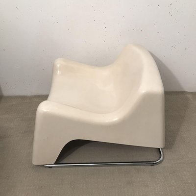 Italian Fiberglass Dining Chair, 1970s-VAM-887616