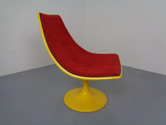 Italian Fiberglass Swivel Chair, 1960s-RDW-811892