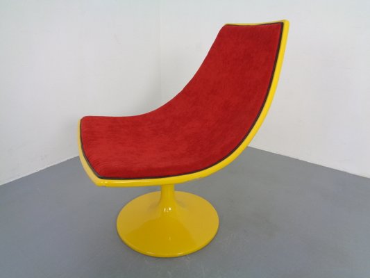 Italian Fiberglass Swivel Chair, 1960s-RDW-811892