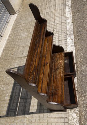 Italian Fir Shelves with Drawers, 1900s-RAQ-1385787