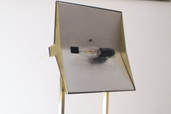 Italian Floor Lamp in Brass by Marco Zotta, 1980s-ESB-1376633