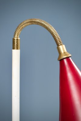 Italian Floor Lamp in Metal Brass and Marble, 1960s-ITV-1299213