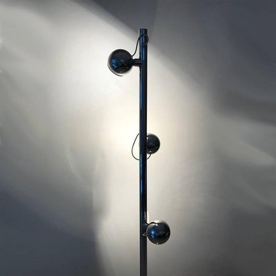 Italian Floor Lamp with 3 Magnetic Adjustable Globes by Luci Italia, Milan, 1970s-JDR-1126286