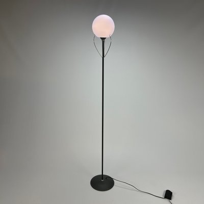 Italian Floor Lamp with Blue Murano Glass, 1990s-RMX-1138239