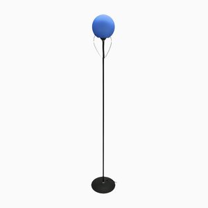 Italian Floor Lamp with Blue Murano Glass, 1990s-RMX-1138239