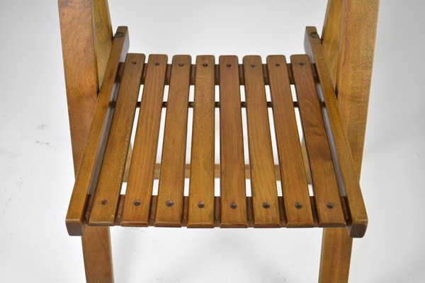 Italian Folding Chairs attributed to Aldo Jacober for Alberto Bazzani, 1960s, Set of 6-GXL-1796817