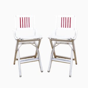 Italian Folding Chairs from Fratelli Reguitti, 1960s, Set of 2-YGX-833888