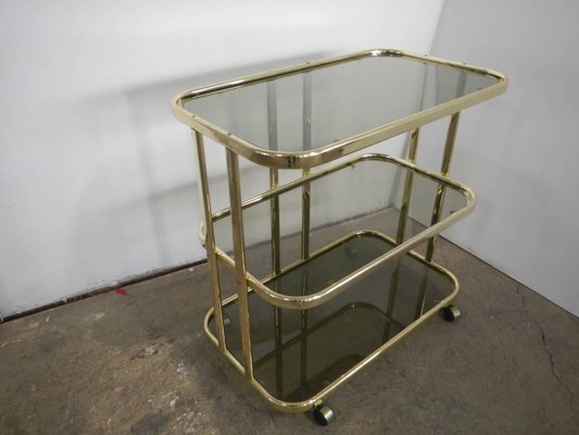 Italian Food Trolley with Glasses, 1970s-WWQ-865034