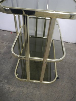 Italian Food Trolley with Glasses, 1970s-WWQ-865034