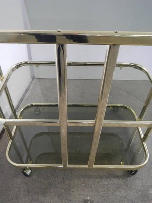 Italian Food Trolley with Glasses, 1970s-WWQ-865034