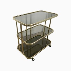 Italian Food Trolley with Glasses, 1970s-WWQ-865034