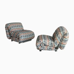 Italian Funky Lounge Chairs, Set of 2-GNW-2028694