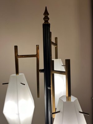 Italian Geometric Floor Lamp in the style of Arredoluce, 1950s-WW-1811665