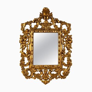 Italian Gilded Carved Wood Mirror-WFS-1351540