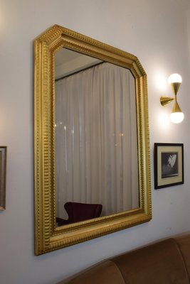 Italian Giltwood Mirror, 1940s-GXL-590532