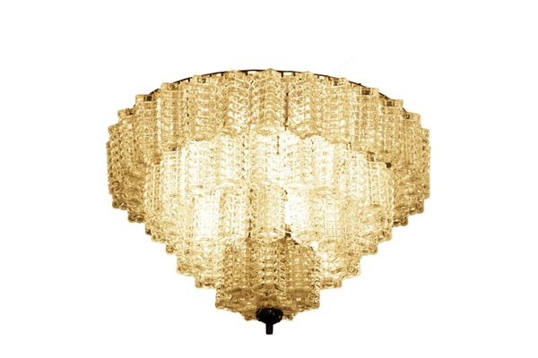 Italian Glass Chandelier, 1960s-CEJ-707415