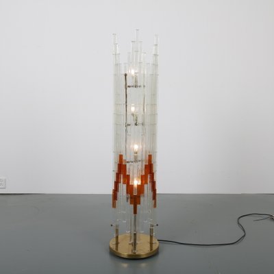 Italian Glass Floor Lamp from Poliarte, 1960s-GG-568534