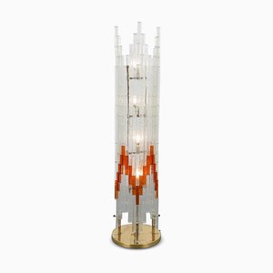 Italian Glass Floor Lamp from Poliarte, 1960s-GG-568534