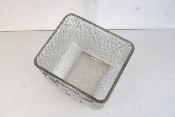 Italian Glass Ice Bucket, 1970s-AOL-670824