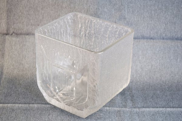 Italian Glass Ice Bucket, 1970s-AOL-670824