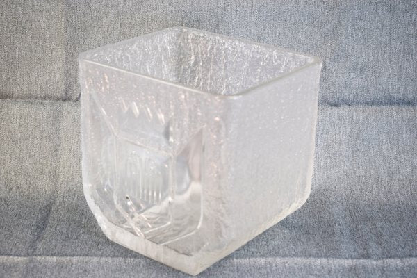 Italian Glass Ice Bucket, 1970s-AOL-670824