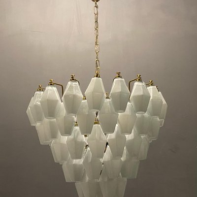 Italian Glass Polygon Chandelier, 1980s-JJC-1398459