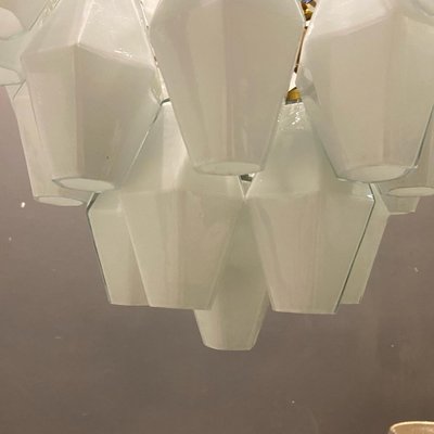 Italian Glass Polygon Chandelier, 1980s-JJC-1398459