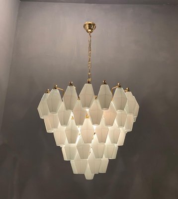 Italian Glass Polygon Chandelier, 1980s-JJC-1398459