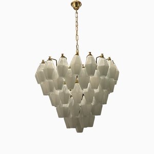 Italian Glass Polygon Chandelier, 1980s-JJC-1398459