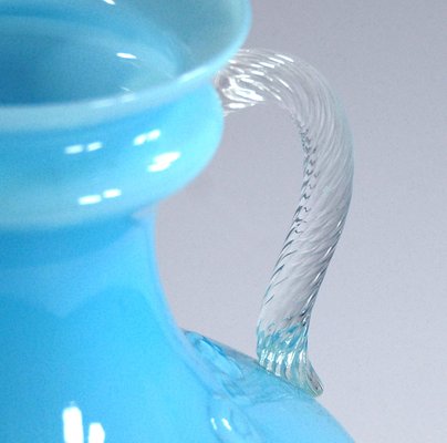 Italian Glass Vase from Empoli, 1950s-GIW-653815