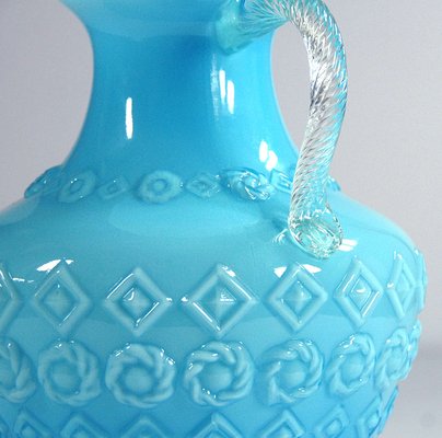 Italian Glass Vase from Empoli, 1950s-GIW-653815