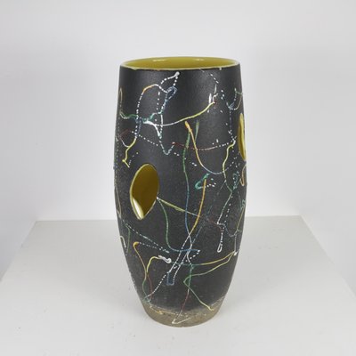 Italian Glazed Ceramic Vase by Lina Poggi Assolini, 1960s-SXX-1113330