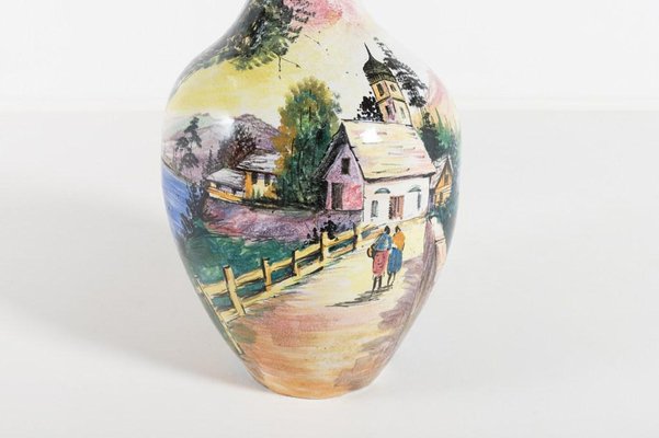 Italian Glazed Floor Vase, 1960s-KMC-1139403