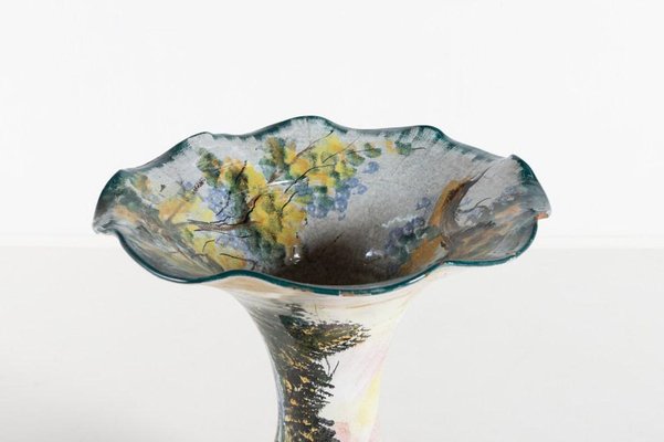 Italian Glazed Floor Vase, 1960s-KMC-1139403