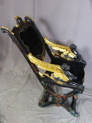 Italian Gondolier Chair, 19th Century-WSV-1124731