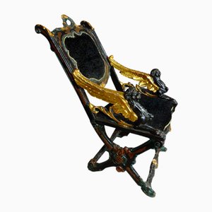 Italian Gondolier Chair, 19th Century-WSV-1124731