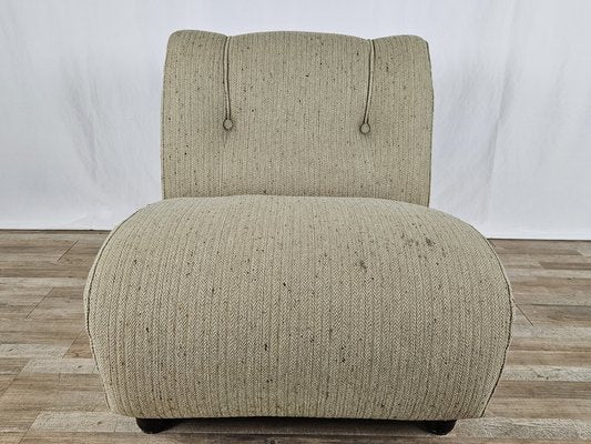 Italian Gray Modular Sofa in Fabric, 1970s, Set of 4-ZUW-1768845